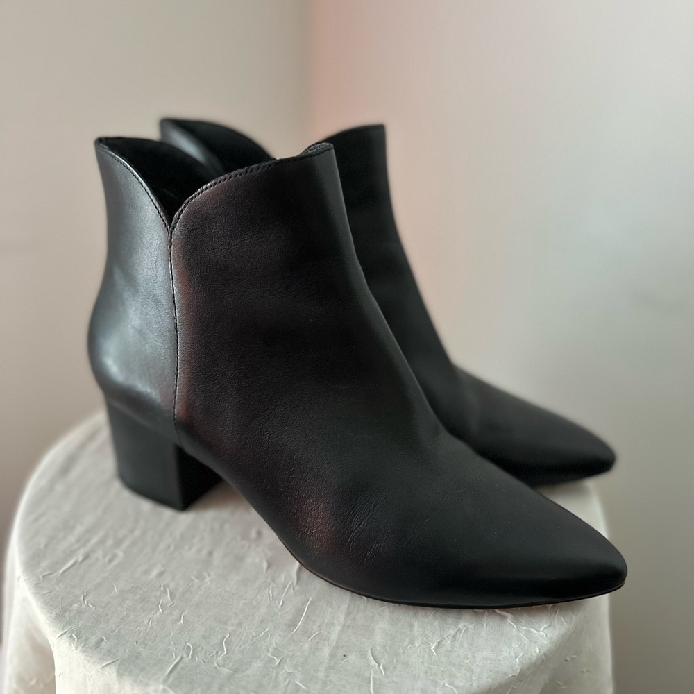 Cole Haan Women's Elyse black heeled ankle Bootie, 60mm - Picture 7 of 13
